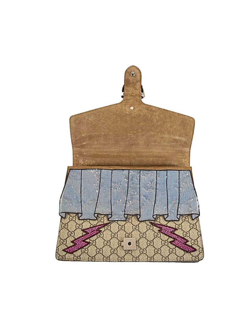 Gucci Dionysus GG Supreme embroidered chain Shoulder - Picture 5 of 8